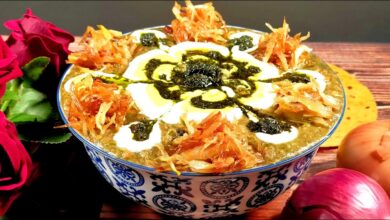 طرز تهیه آش شله قلمکار برای 10 نفر با فوت و فن کشدار شدن و طعم اصیل