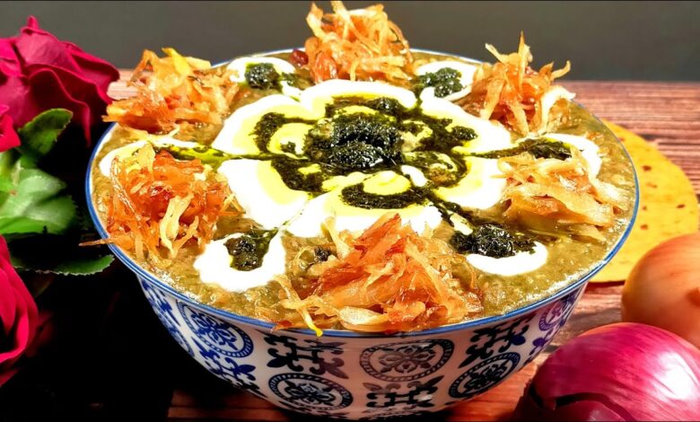 طرز تهیه آش شله قلمکار برای 10 نفر با فوت و فن کشدار شدن و طعم اصیل