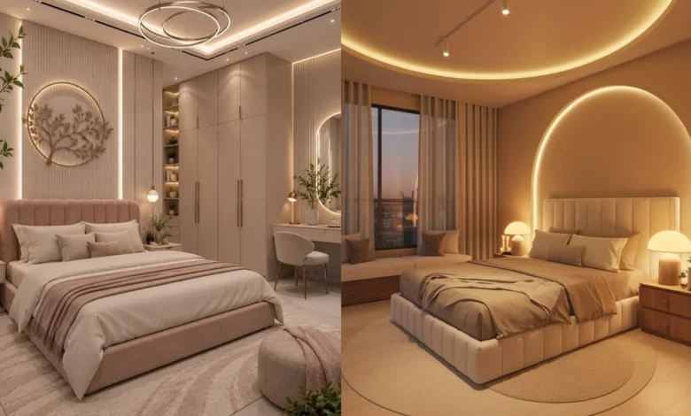 مدل نورپردازی اتاق خواب