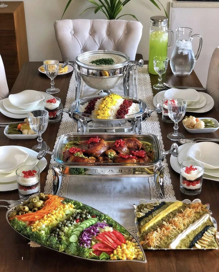 مدل چیدمان میز شام مجلسی 18 مدل چیدمان میز شام مجلسی 18