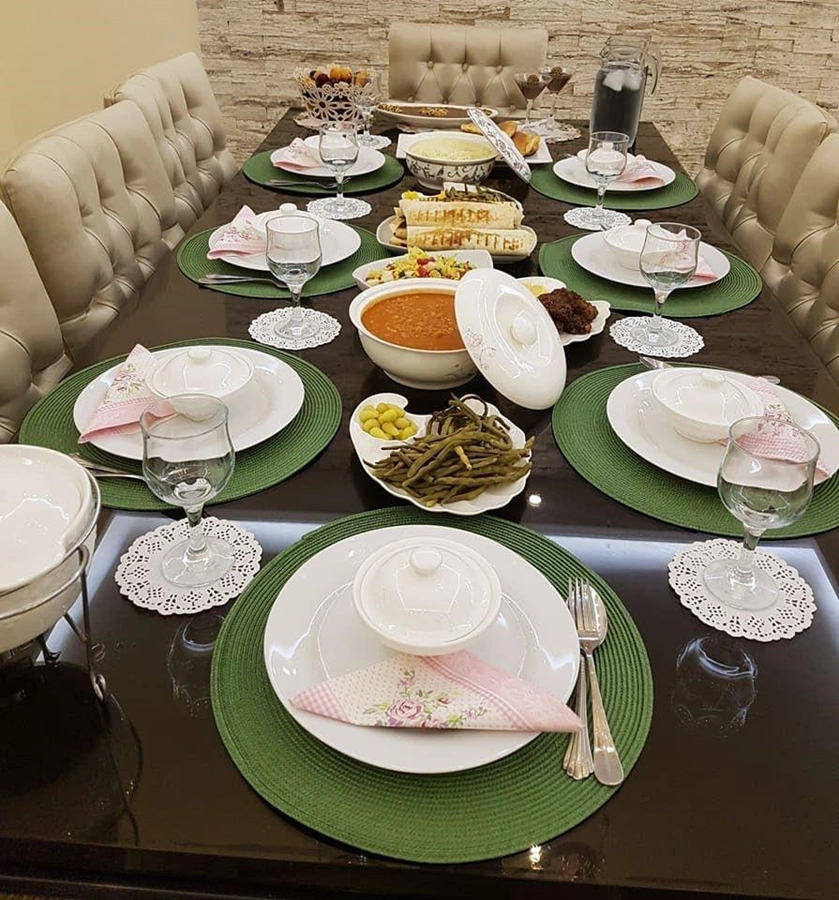 مدل چیدمان میز شام مجلسی 6 2 مدل چیدمان میز شام مجلسی 6 2