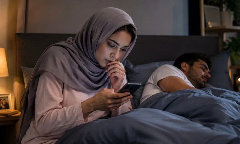 چک کردن پنهانی گوشی همسر