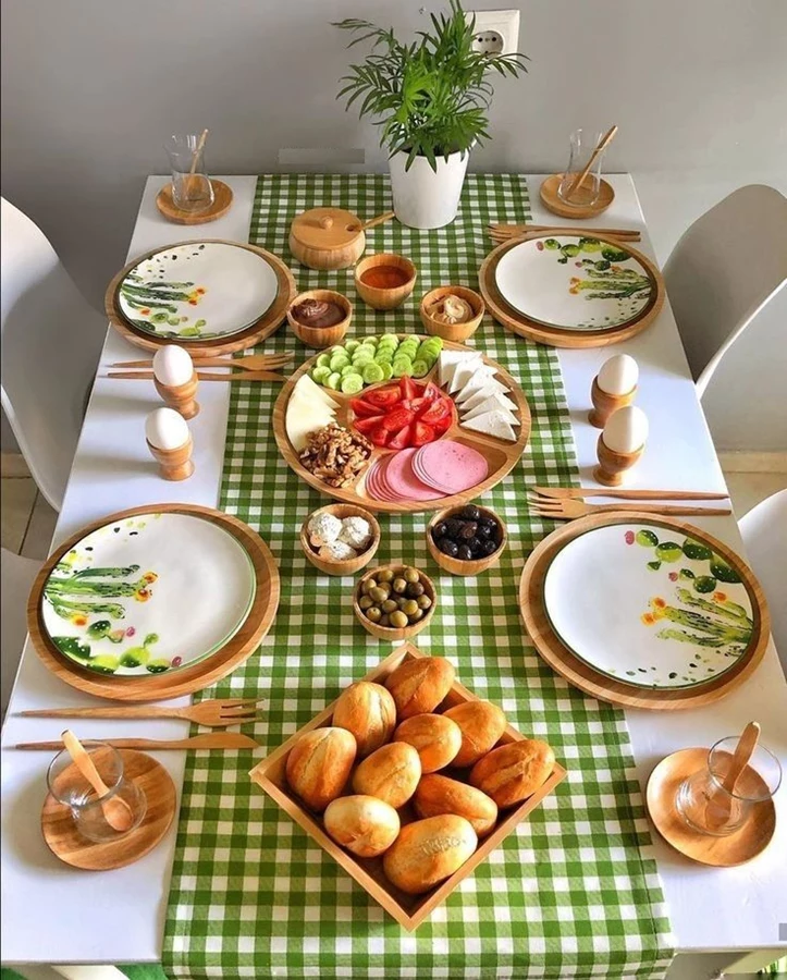 چیدمان میز صبحانه 12 چیدمان میز صبحانه 12