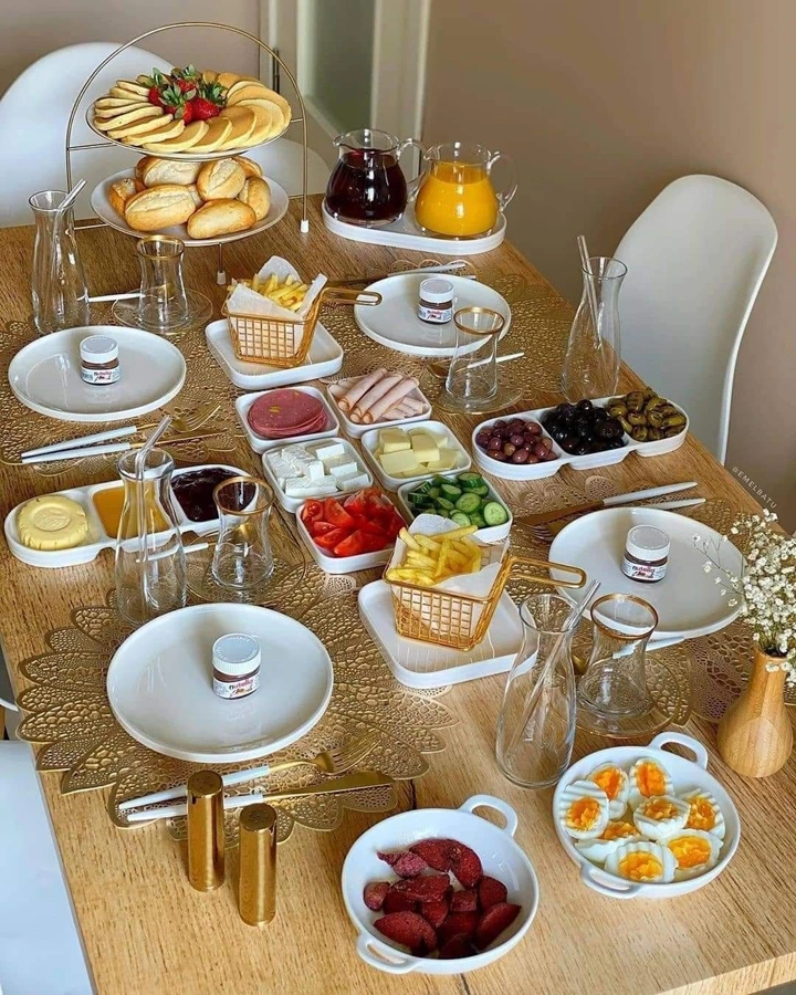 چیدمان میز صبحانه 26 چیدمان میز صبحانه 26