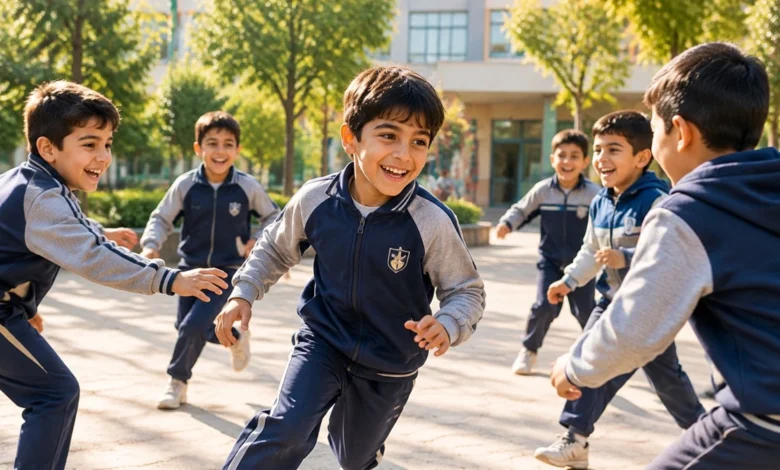 بازی های زنگ تفریح مدرسه