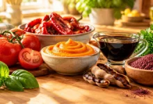 به جای رب گوجه در غذا