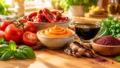 به جای رب گوجه در غذا