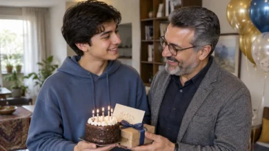 تبریک تولد دایی از طرف خواهرزاده