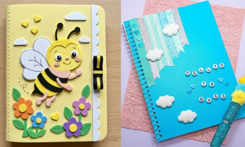 تزیین جلد دفتر