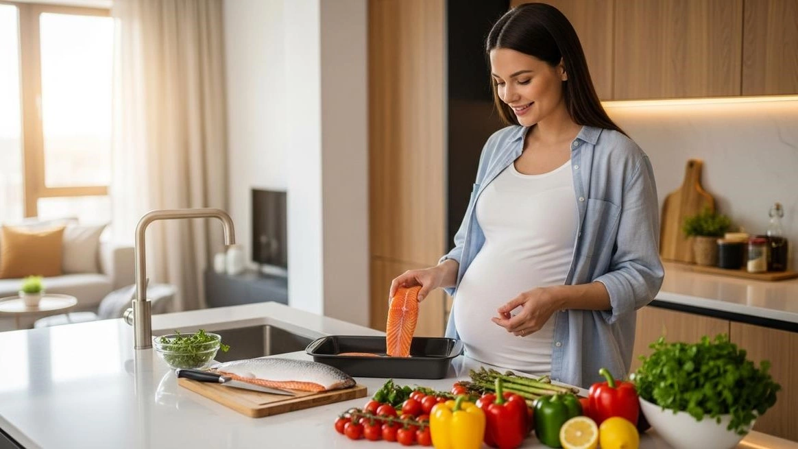 تغذیه ماه آخر بارداری برای وزن‌ گیری جنین 2