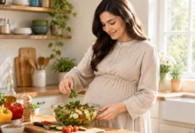 تغذیه ماه آخر بارداری برای وزن‌ گیری جنین