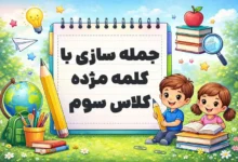 جمله سازی با کلمه مژده کلاس سوم