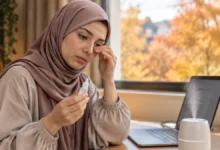 خشکی چشم در پاییز