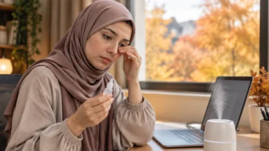 خشکی چشم در پاییز