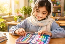 داخل جامدادی مدرسه چی بزاریم