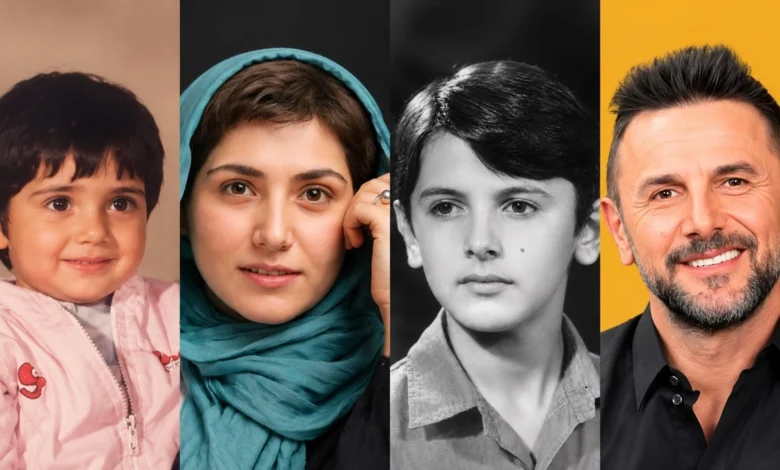 عکس کودکی بازیگران ایرانی
