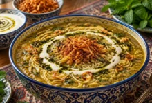 فوت و فن آش رشته مجلسی برای آش لعاب دار