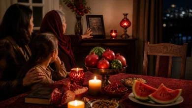 متن شب یلدا بدون پدر