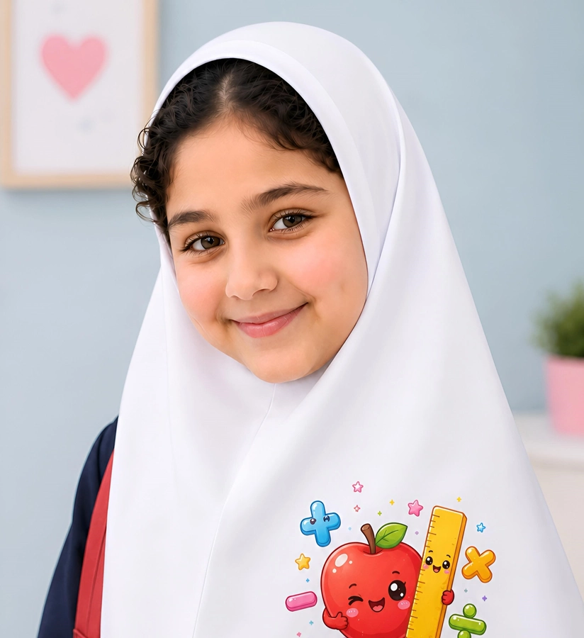 مدل مو زیر مقنعه برای مدرسه 1 مدل مو زیر مقنعه برای مدرسه 1