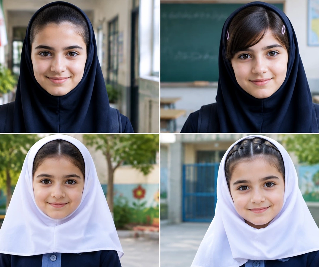 مدل مو زیر مقنعه برای مدرسه 19 مدل مو زیر مقنعه برای مدرسه 19