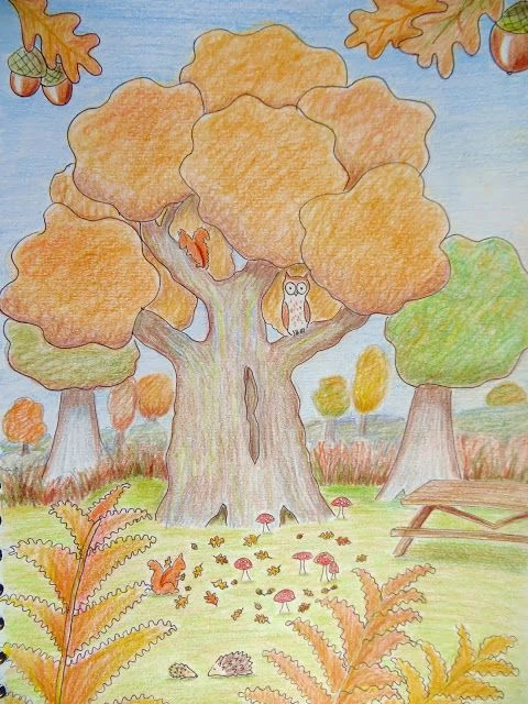 نقاشی پاییزی 18