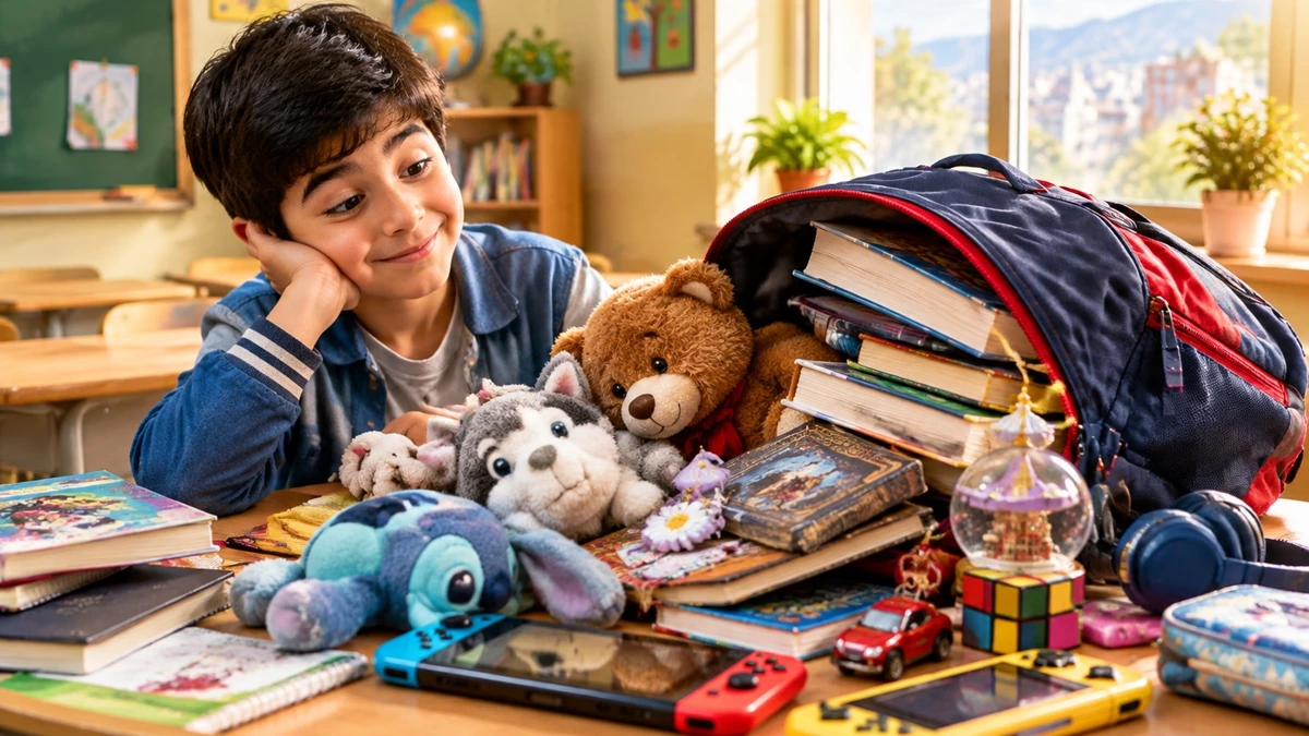 وسایل غیر ضروری کیف مدرسه