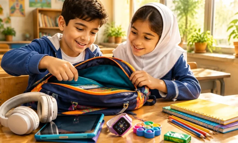 وسایل ممنوعه در مدارس کشورهای دیگر