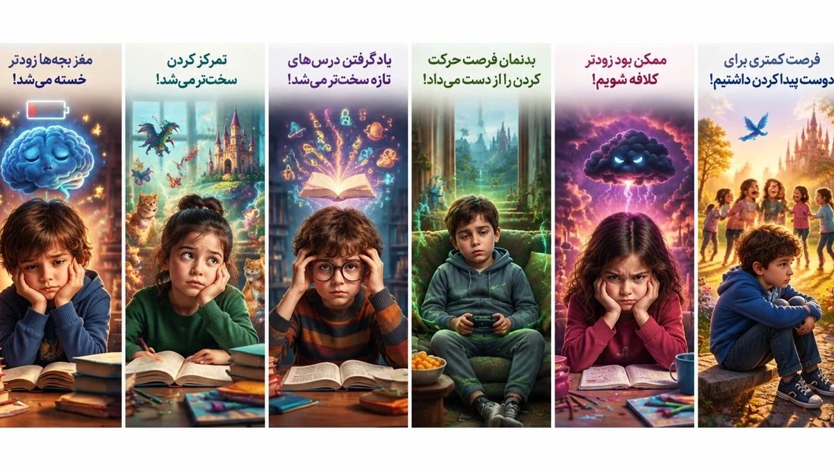 اگر زنگ تفریح از مدرسه حذف می شد 3