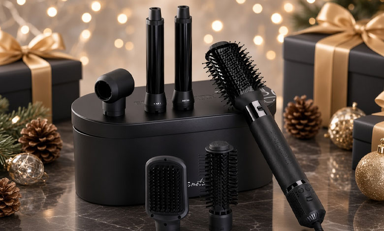 بهترین سشوار چرخشی بازار؛ معرفی مدل-های حرفه-ای بدون آسیب به مو - تصویر 1 سشوار چرخشی چندکاره انزو ENZO Professional مدل B1 سری ۶ کاره