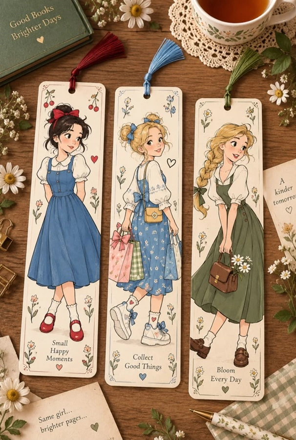 بوک مارک دخترانه 6 1