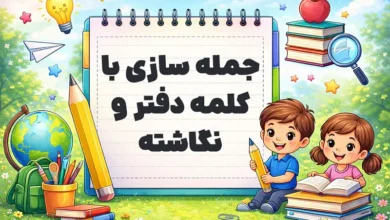 جمله سازی با کلمه دفتر و نگاشته
