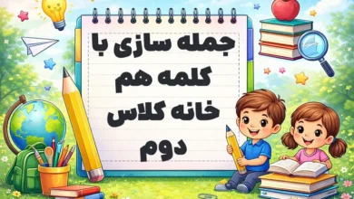 جمله سازی با کلمه هم خانه کلاس دوم