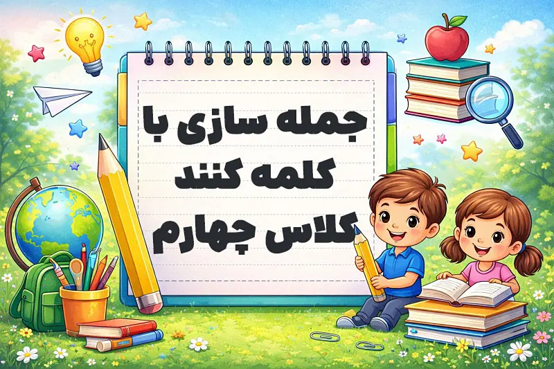 جمله سازی با کلمه کنند کلاس چهارم