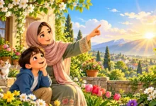 شعر ستایش خدا کلاس چهارم به صورت داستان