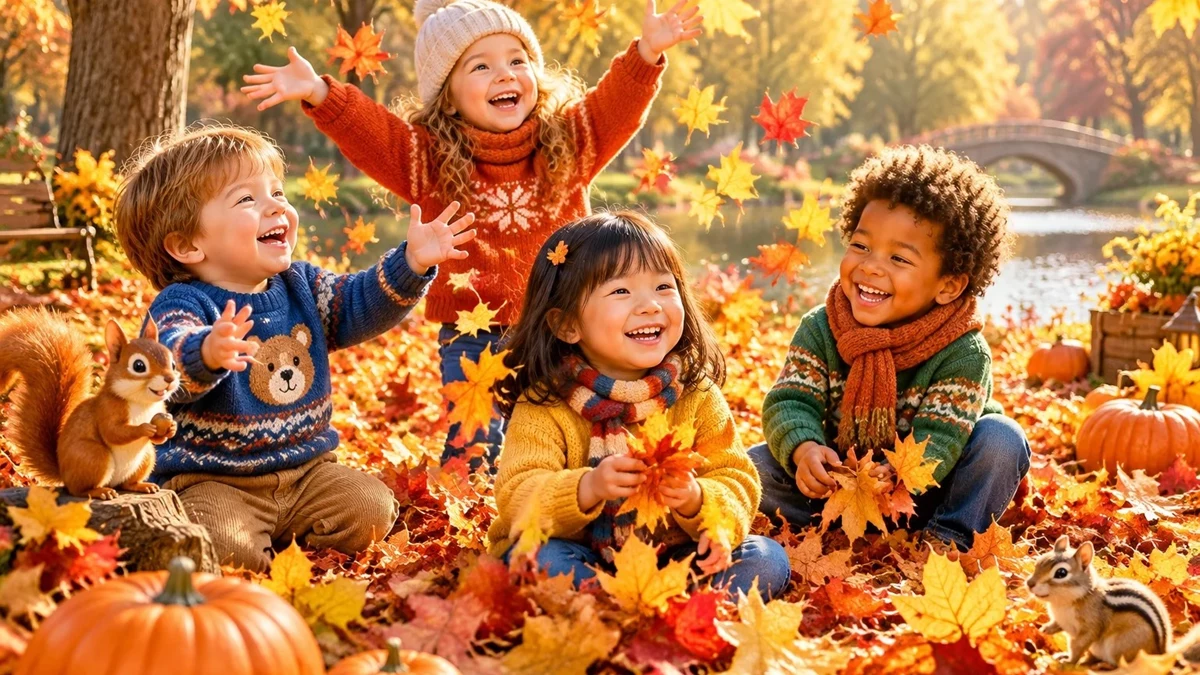 شعر کودکانه پاییز برای پیش دبستانی 1