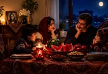 متن شب یلدا بدون مادر