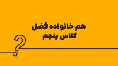 هم خانواده فضل کلاس پنجم