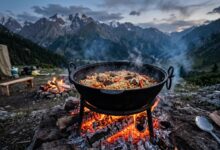 قابلمه چدن روسی اصل، تابه روسی و قازان برای پخت خورش و ته‌دیگ سنتی