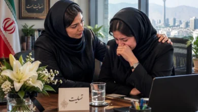 پیام تسلیت فوت پدر همکار